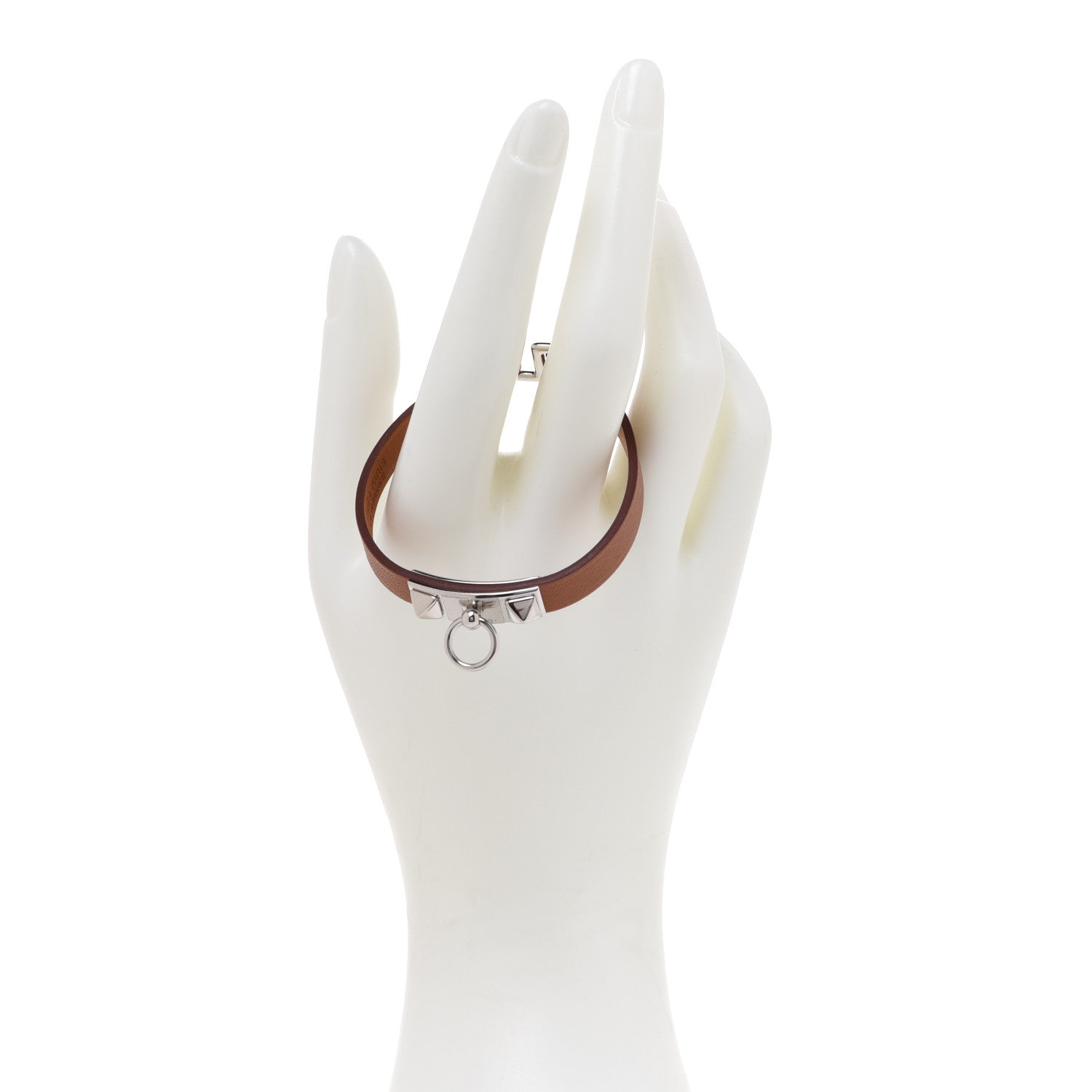 Hermes Swift Micro Rivale Bracelet T3 Gold 2 of 7