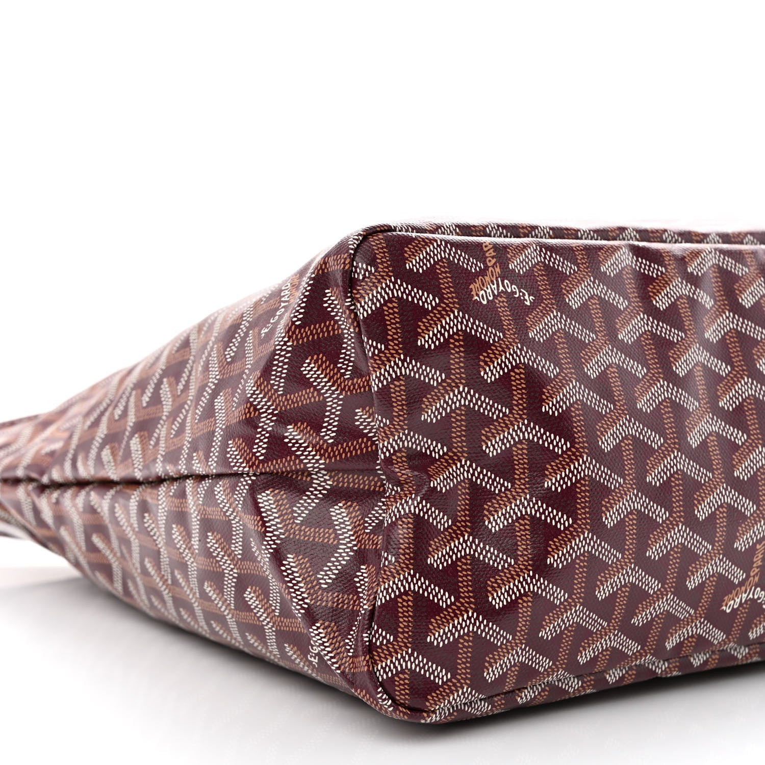Goyard Goyardine Boheme Hobo Burgundy 11 of 12
