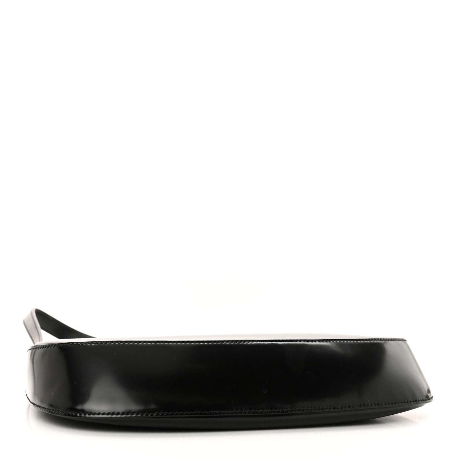 Prada Spazzolato Cleo Shoulder Bag Black 4 of 9