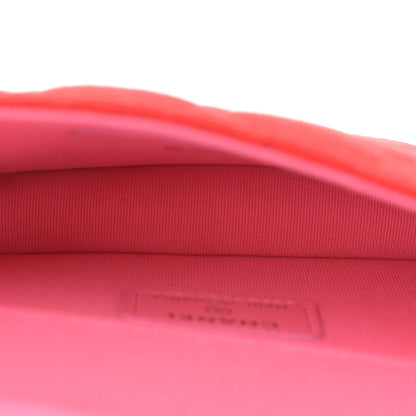 Chanel Jersey Quilted Micro Mini Flap Red 5 of 11