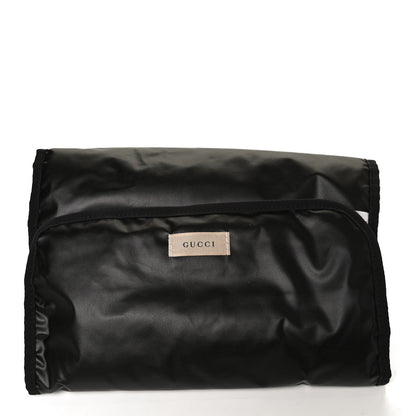 Gucci GG Supreme Monogram Web Messenger Diaper Bag Black Grey 11 of 13