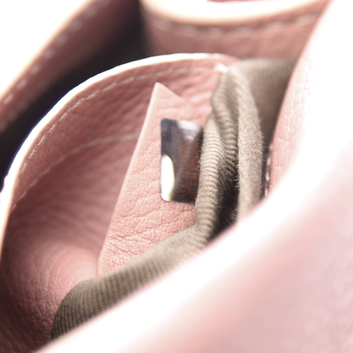 Chloe Grained Calfskin Small Marcie Saddle Bag Anemone Pink 7 of 11