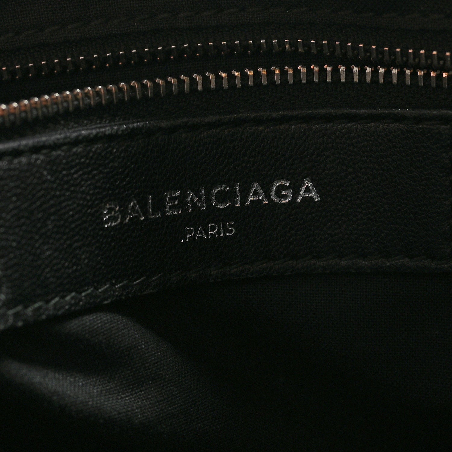 Balenciaga Chevre Silver Metallic Edge Hardware City Black 6 of 8