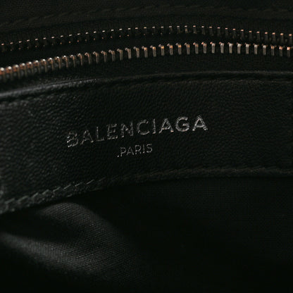 Balenciaga Chevre Silver Metallic Edge Hardware City Black 6 of 8