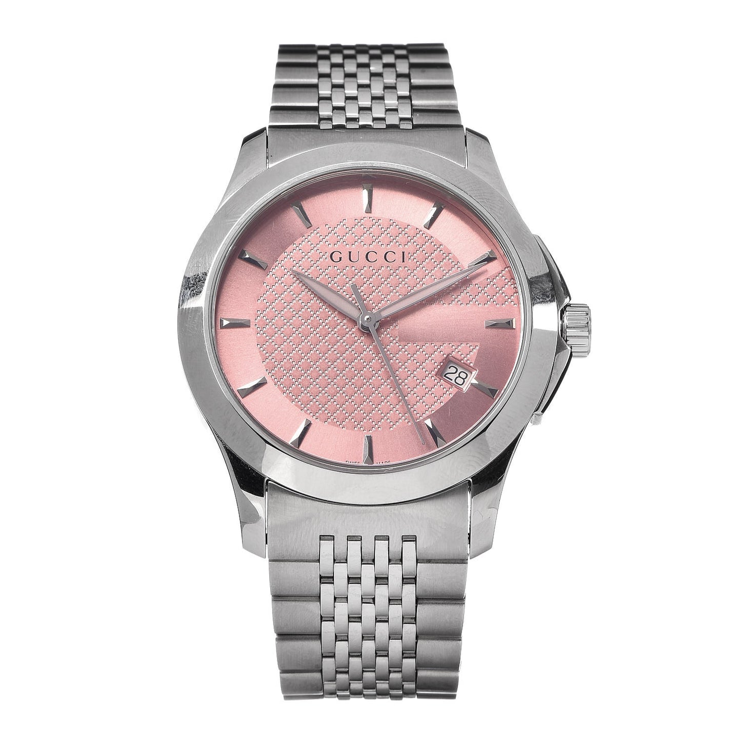 Stainless Steel 38mm G-Timeless Quartz Watch Pink