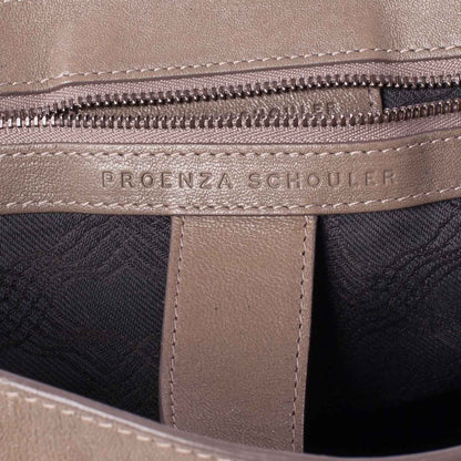 Proenza Schouler Lambskin PS1 Large Satchel Smoke 7 of 10