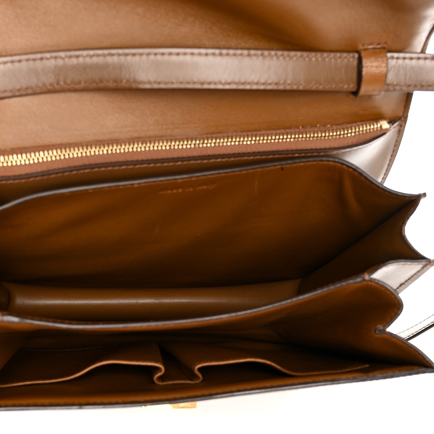 Celine Box Calfskin Medium Classic Box Flap Bag Camel 5 of 13