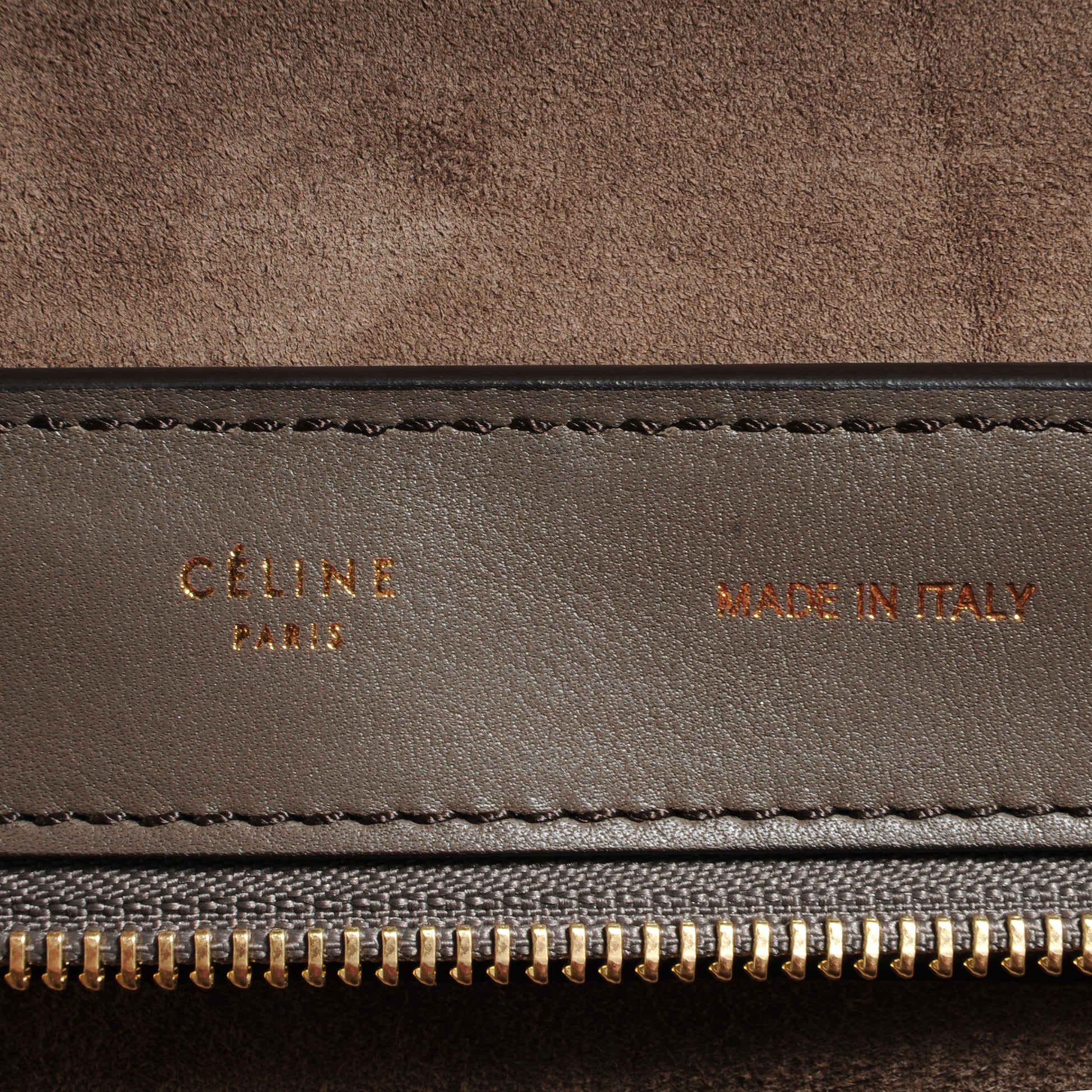Celine Calfskin and Suede Large Tri-Color Trapeze Granite 6 of 9