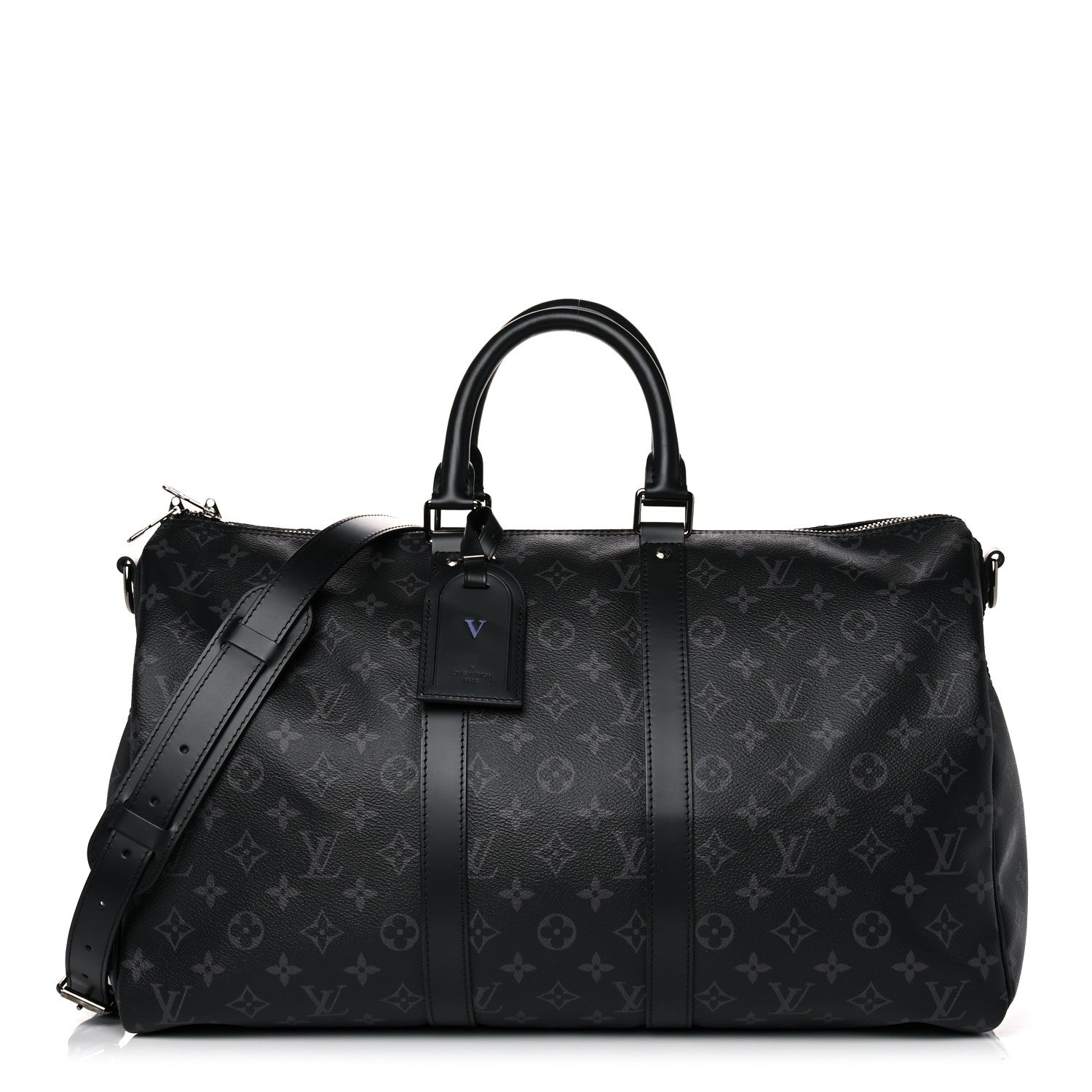 Louis Vuitton Monogram Eclipse Keepall Bandouliere 45 1 of 13