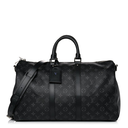 Louis Vuitton Monogram Eclipse Keepall Bandouliere 45 1 of 13