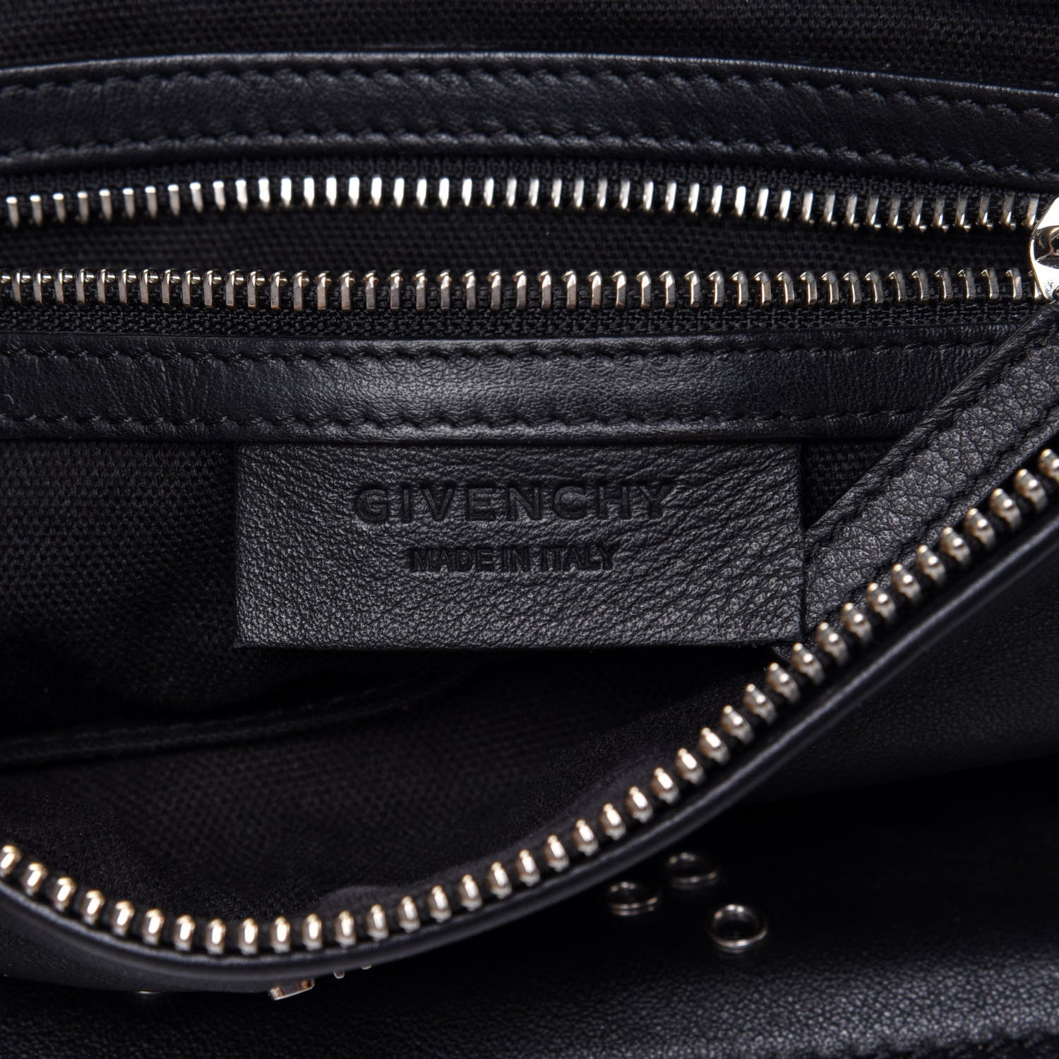 Givenchy Calfskin Small Studded Star Pandora Black 8 of 10