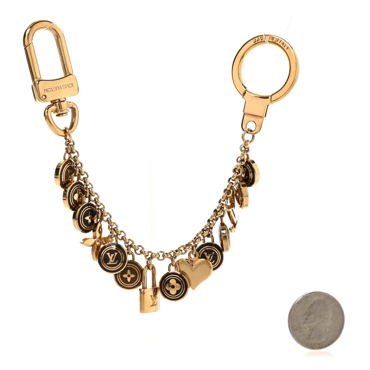Louis Vuitton Pastilles Key Chain Bag Charm Brown 2 of 3