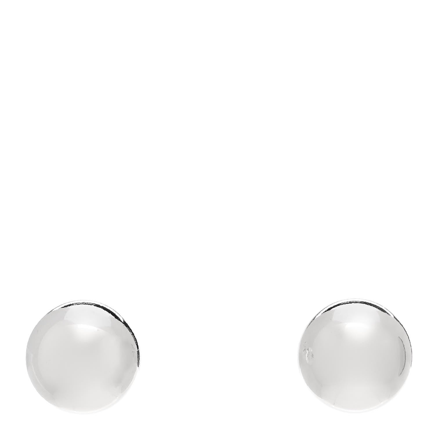 Tiffany Sterling Silver 10mm Hardwear Ball Earrings 1 of 4