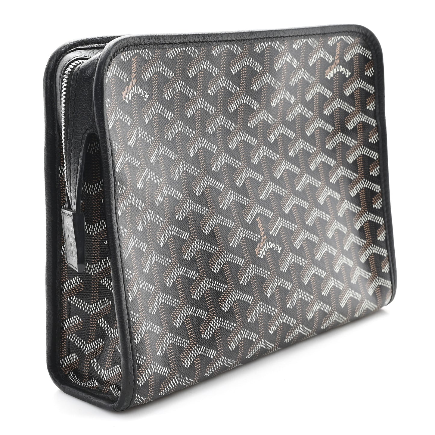 Goyardine Jouvence MM Toiletry Pouch Black
