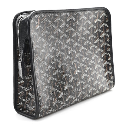 Goyard Goyardine Jouvence MM Toiletry Pouch Black 3 of 8