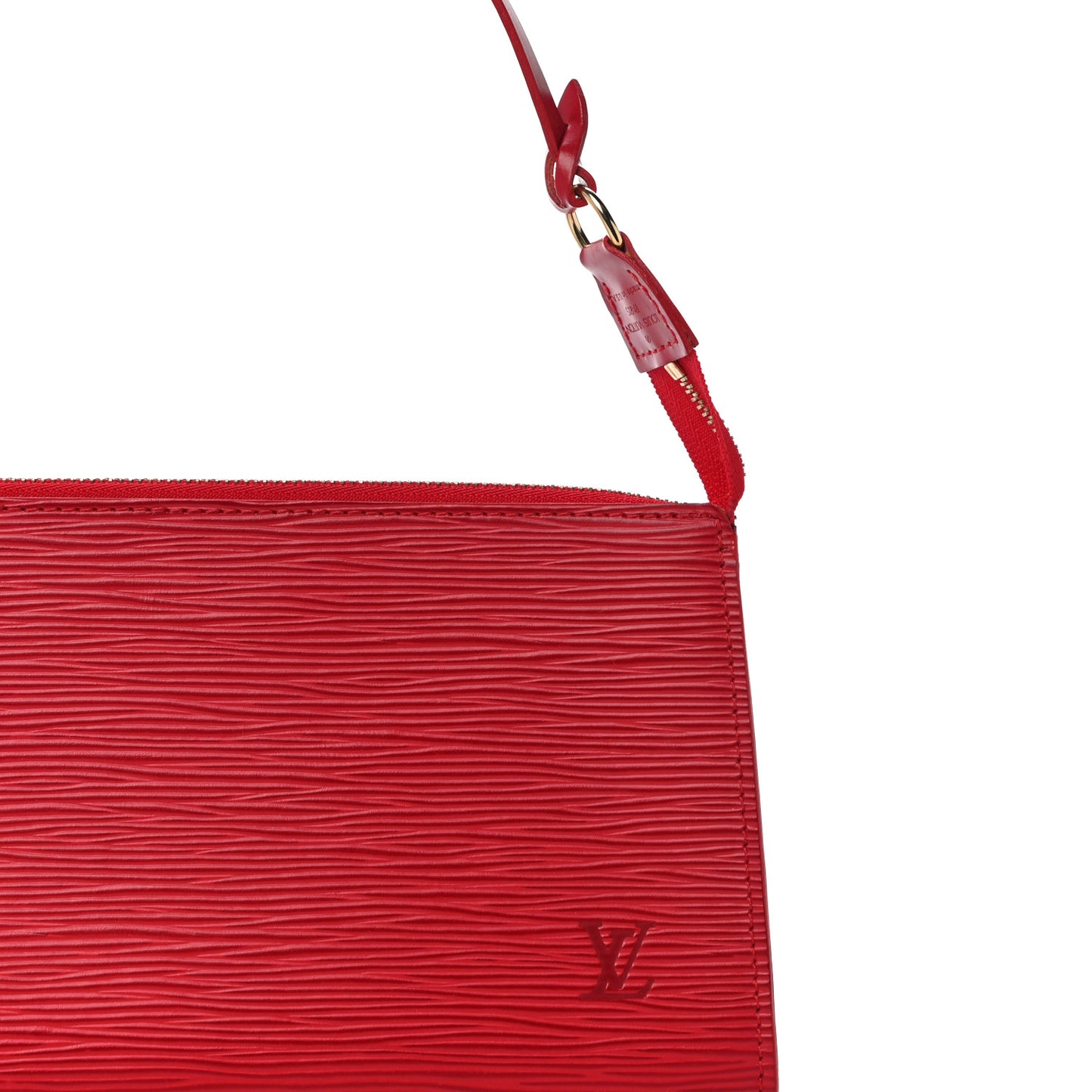 Epi Pochette Accessories 24 Castillan Red