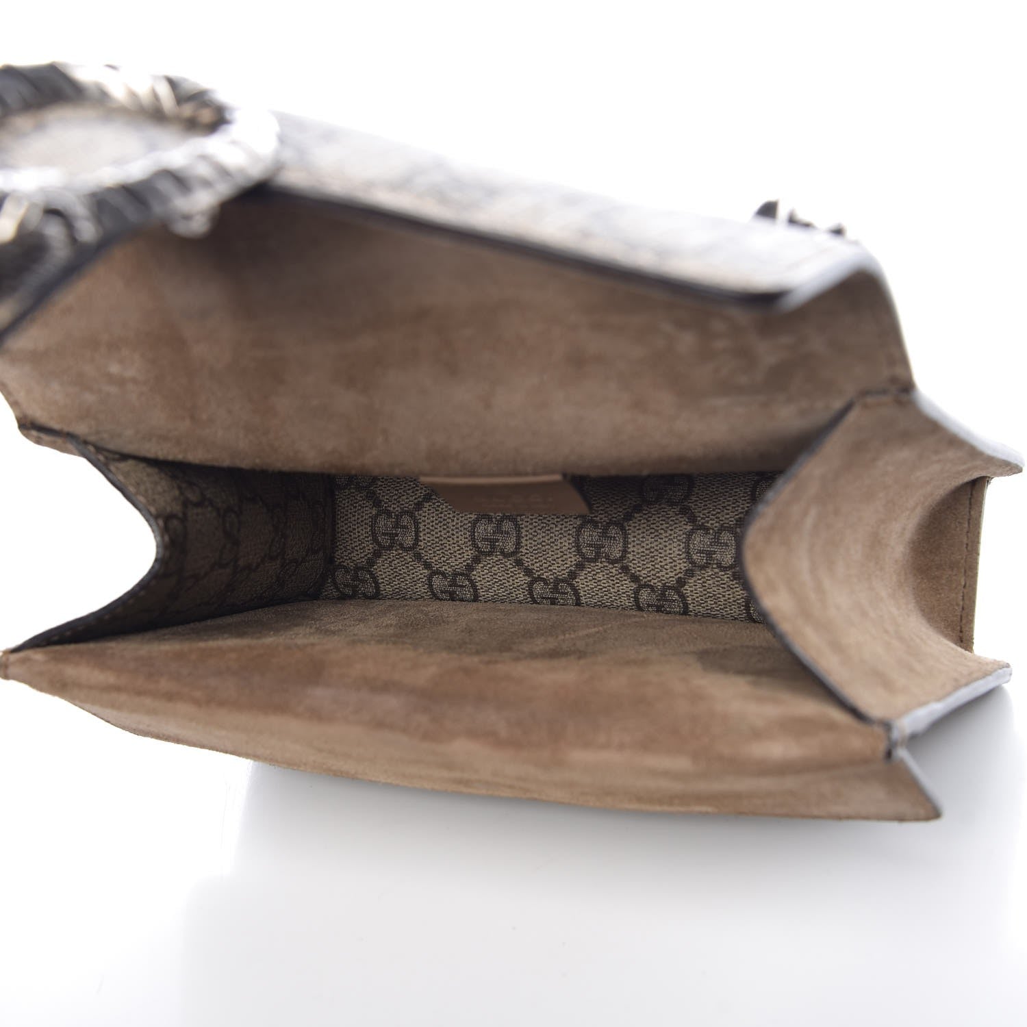Gucci GG Supreme Monogram Mini Dionysus Shoulder Bag Taupe 5 of 12