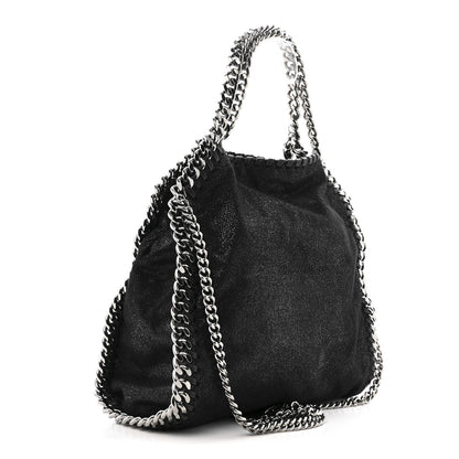 Stella McCartney Shaggy Deer Mini Falabella Tote Black 3 of 10