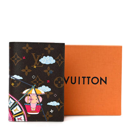 Louis Vuitton Monogram 2020 Christmas Animation Big Wheel Passport Cover Rose Ballerine 10 of 10
