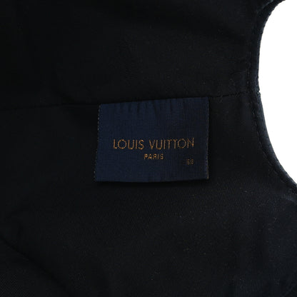 Louis Vuitton Calfskin Monogram Shadow Baseball Cap 58 Black 8 of 9