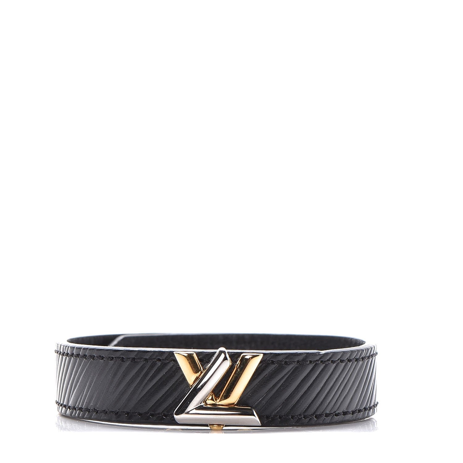 Louis Vuitton Epi Twist It Bracelet 19 Black 1 of 6