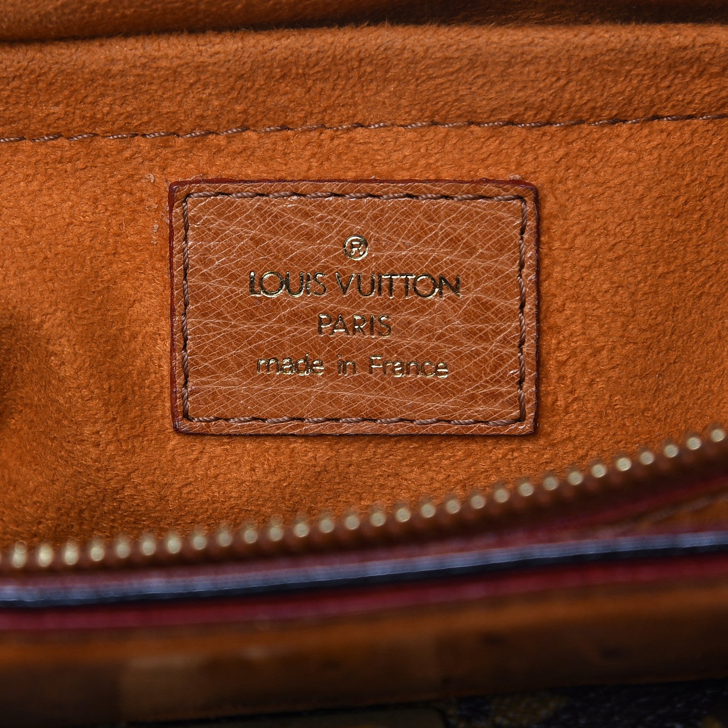 Louis Vuitton Monogram Ostrich Macha Waltz 6 of 12