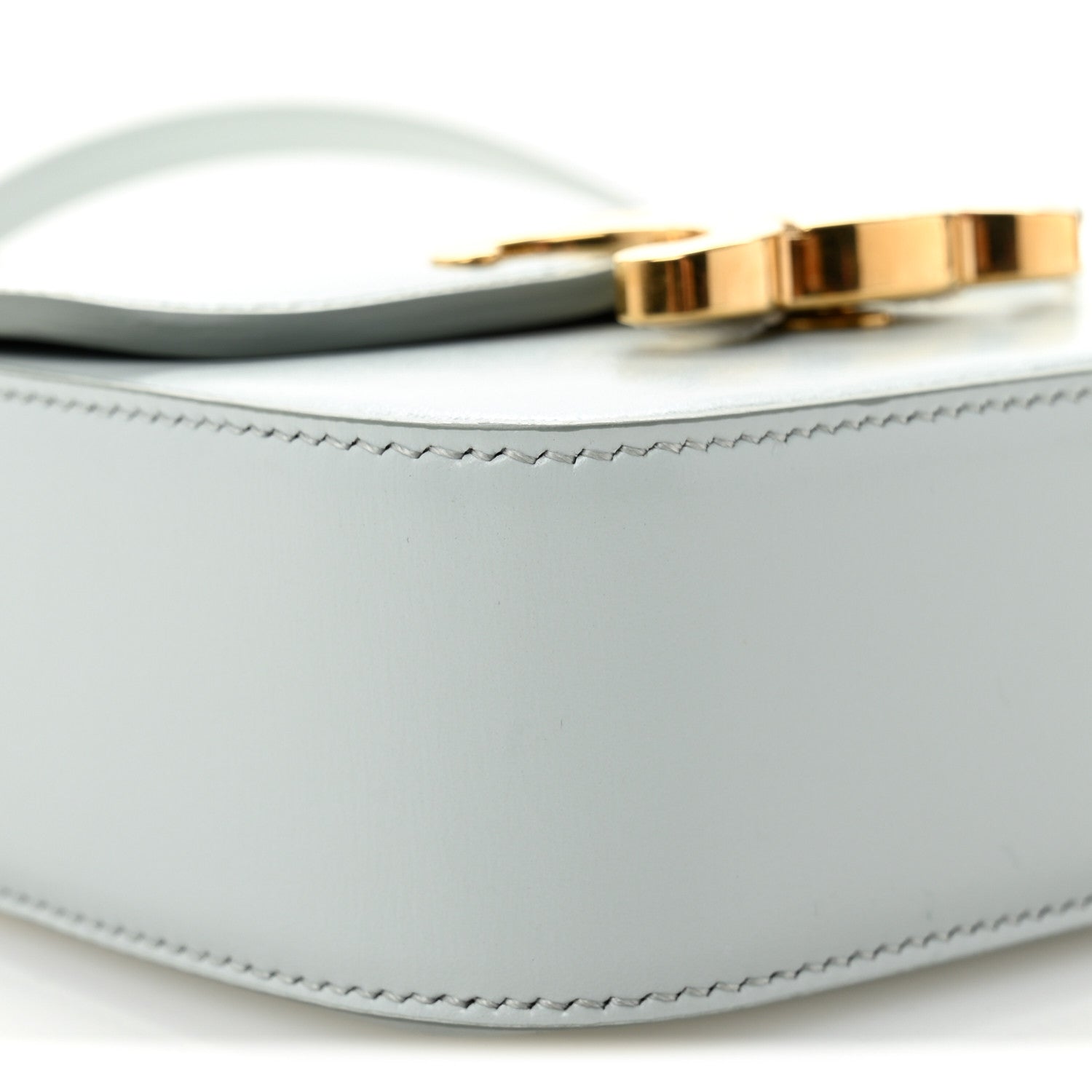Celine Shiny Calfskin Mini Claude Soft Blue 8 of 10
