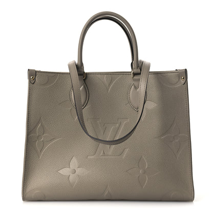 Louis Vuitton Empreinte Monogram Giant Onthego MM Tourterelle 1 of 9