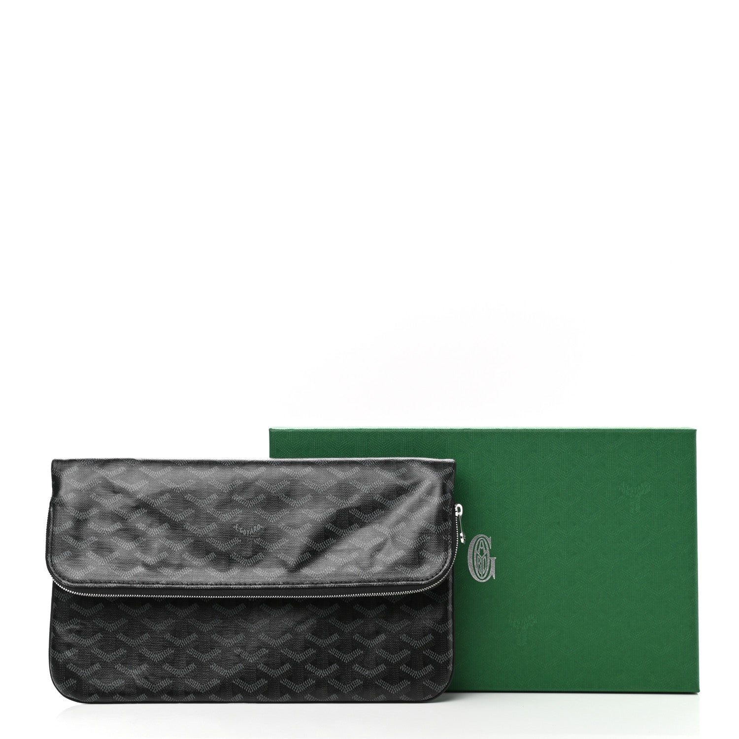Goyard Goyardine Sainte Marie Soft Clutch Black 9 of 9
