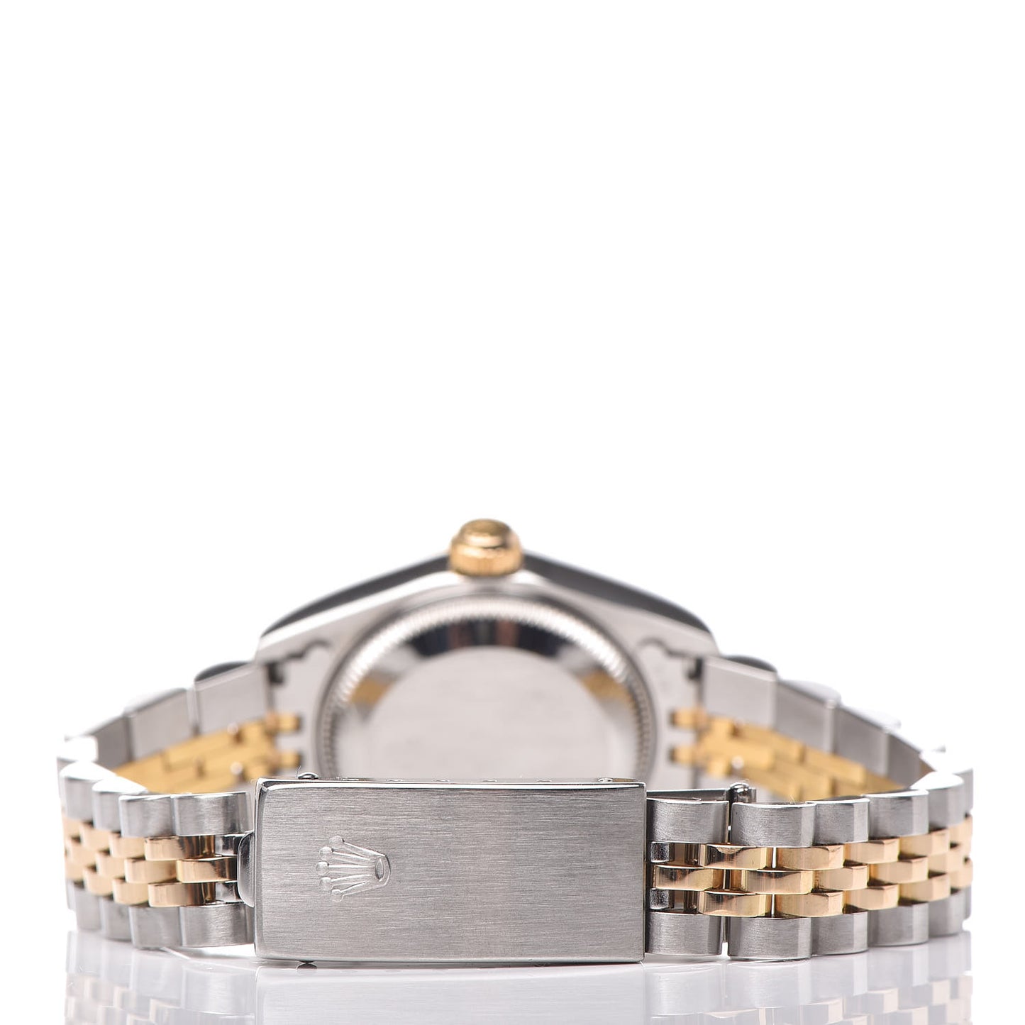 Stainless Steel 18K Yellow Gold 26mm Oyster Perpetual Datejust Watch Blue 69173
