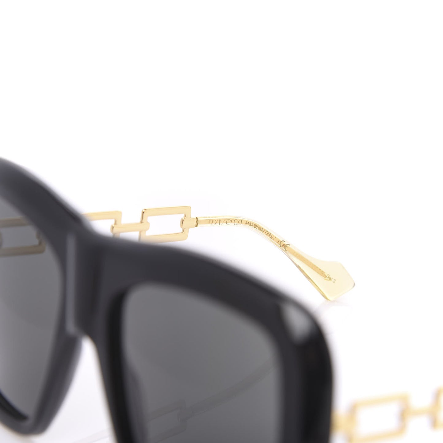 Oversize Square Frame GG0499S Sunglasses Black