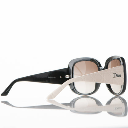 Christian Dior Cannage Dior Lady Lady 1 Sunglasses Black Ivory 4 of 7