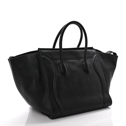 Celine Smooth Calfskin Medium Phantom Luggage Black 3 of 11