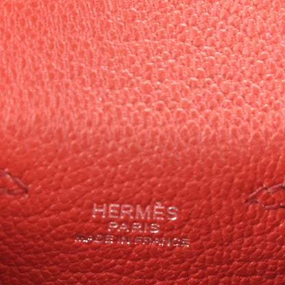 Hermes Tadelakt Chevre Mysore Kelly Quelle Idole Bag Charm Rose Sakura Sanguine Nata Sesame 4 of 5