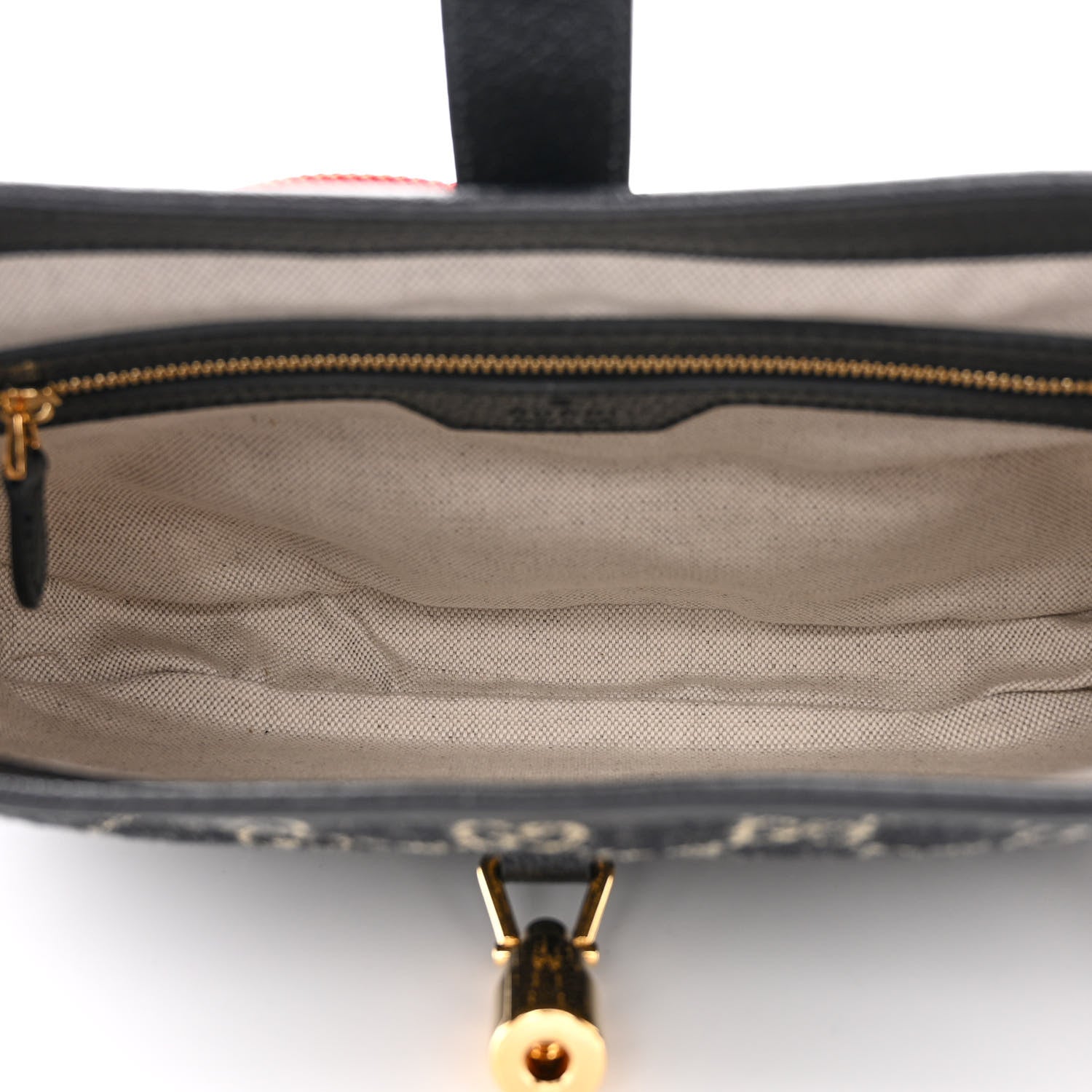 Gucci Jacquard Denim GG Monogram Small Jackie 1961 Hobo Black Ivory 5 of 11