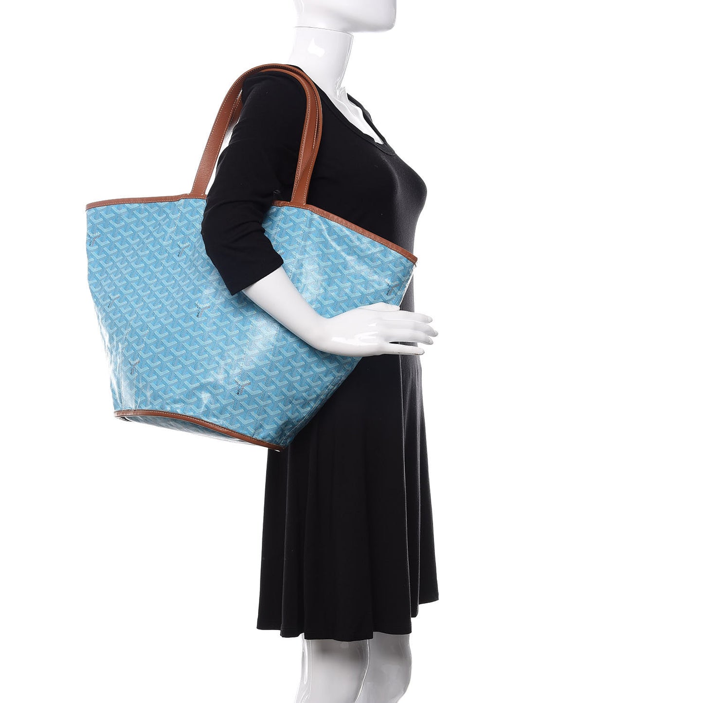 Goyardine Reversible Belharra Light Blue