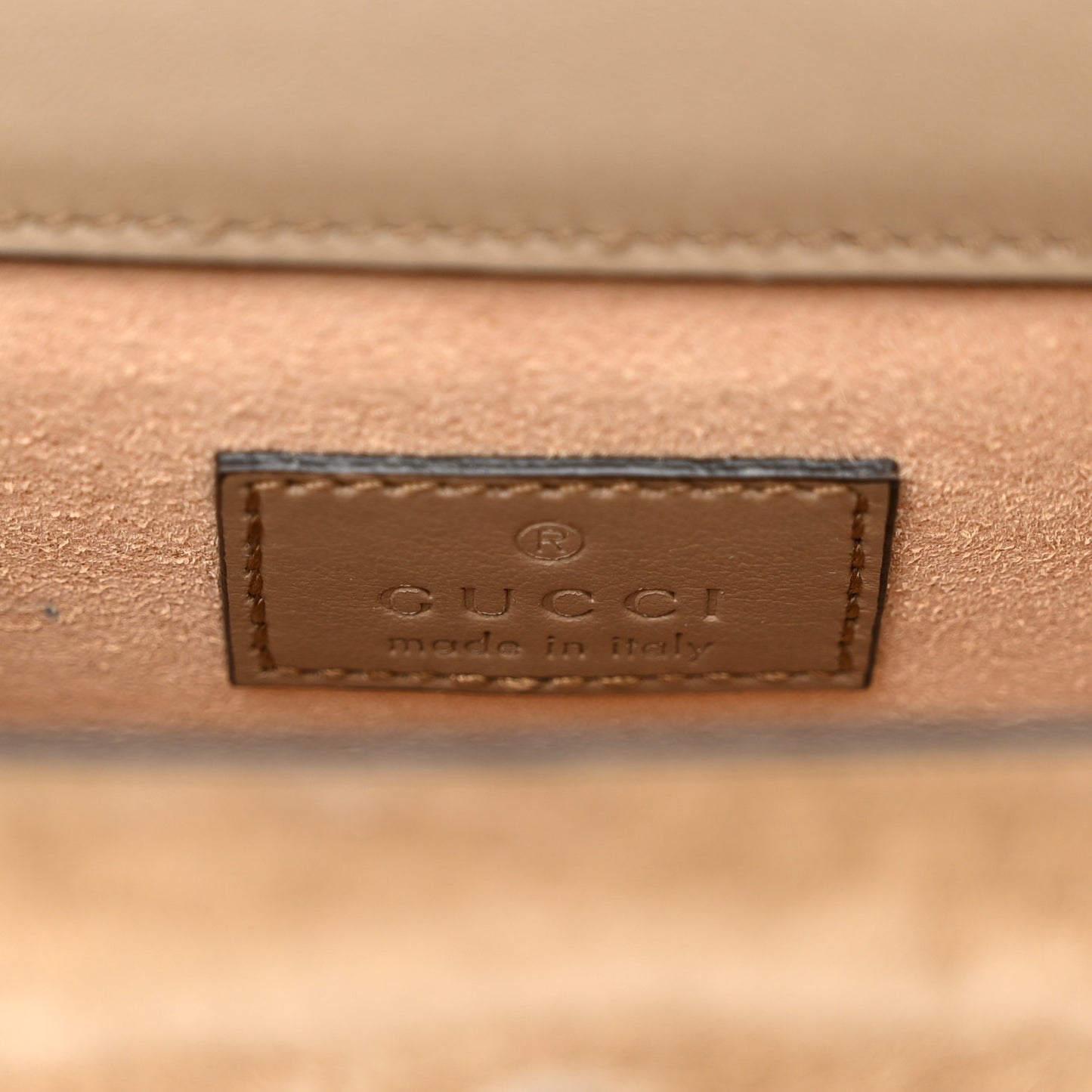 GG Supreme Monogram Super Mini Dionysus Shoulder Bag Taupe