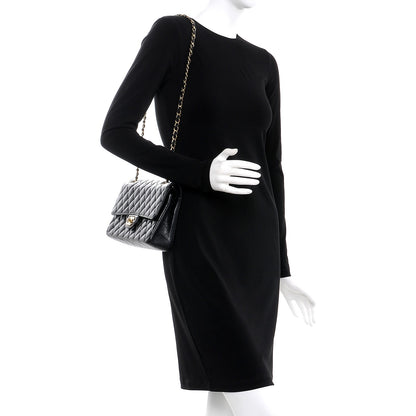 Chanel Caviar Quilted Medium Double Flap Black 2 of 12