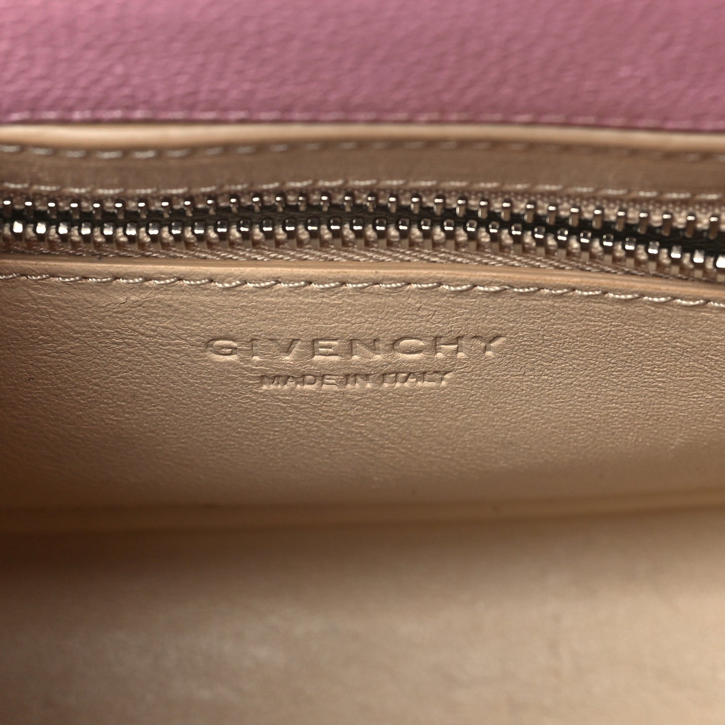 Grained Calfskin Mini Horizon Satchel Bright Pink