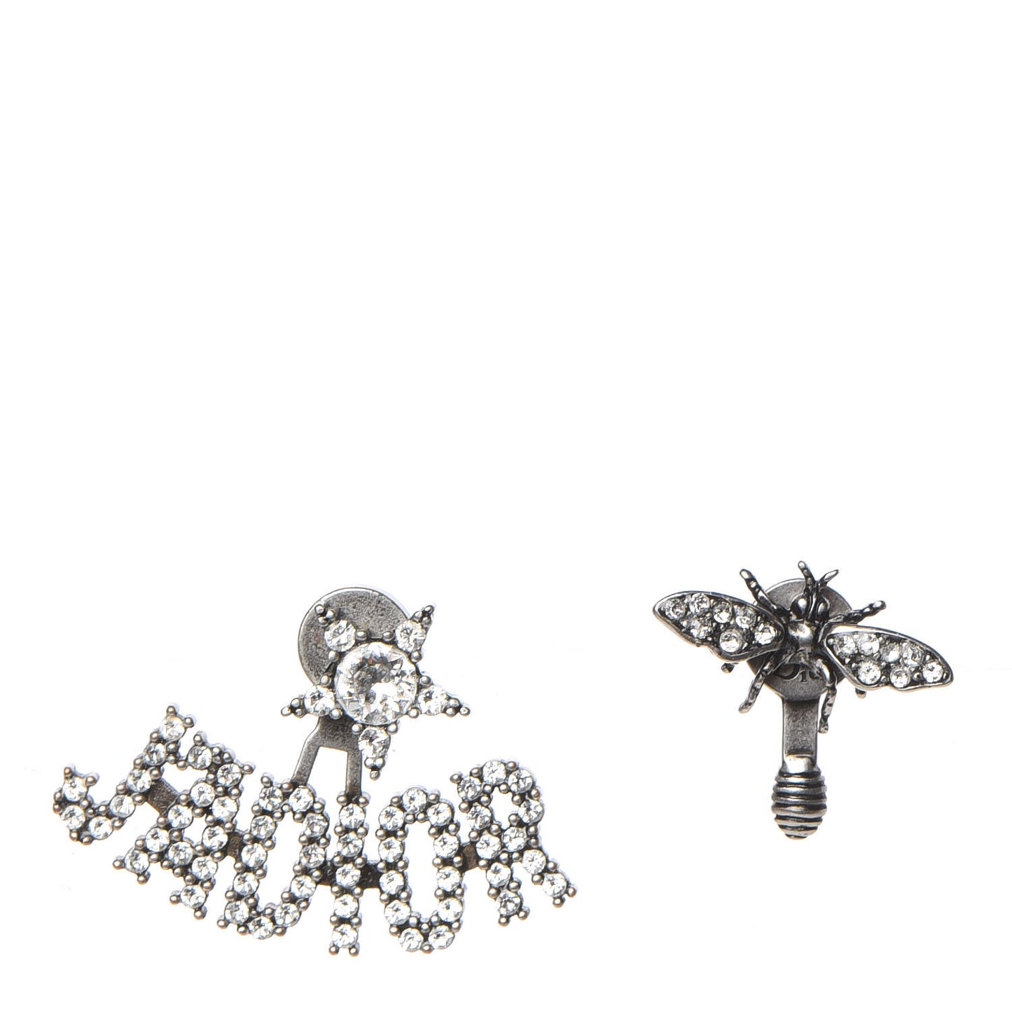Palladium Crystal J'adior Earrings