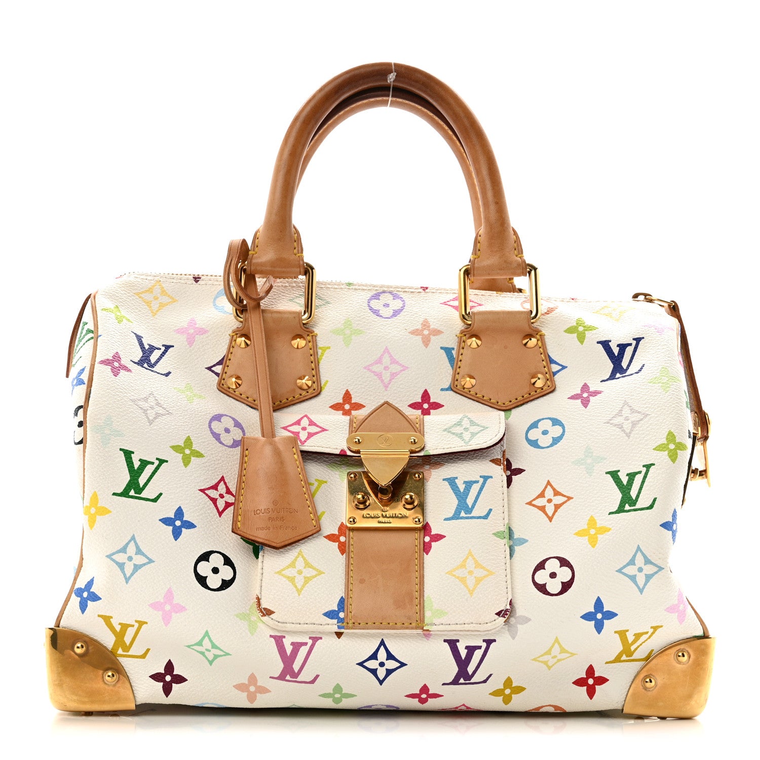 Louis Vuitton Monogram Multicolor Speedy 30 White 1 of 12