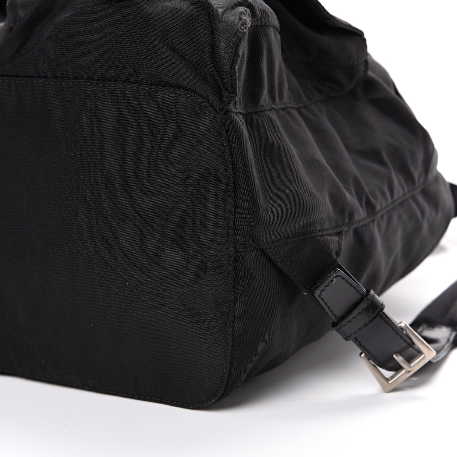 Prada Nylon Vela Medium Backpack Black 9 of 13