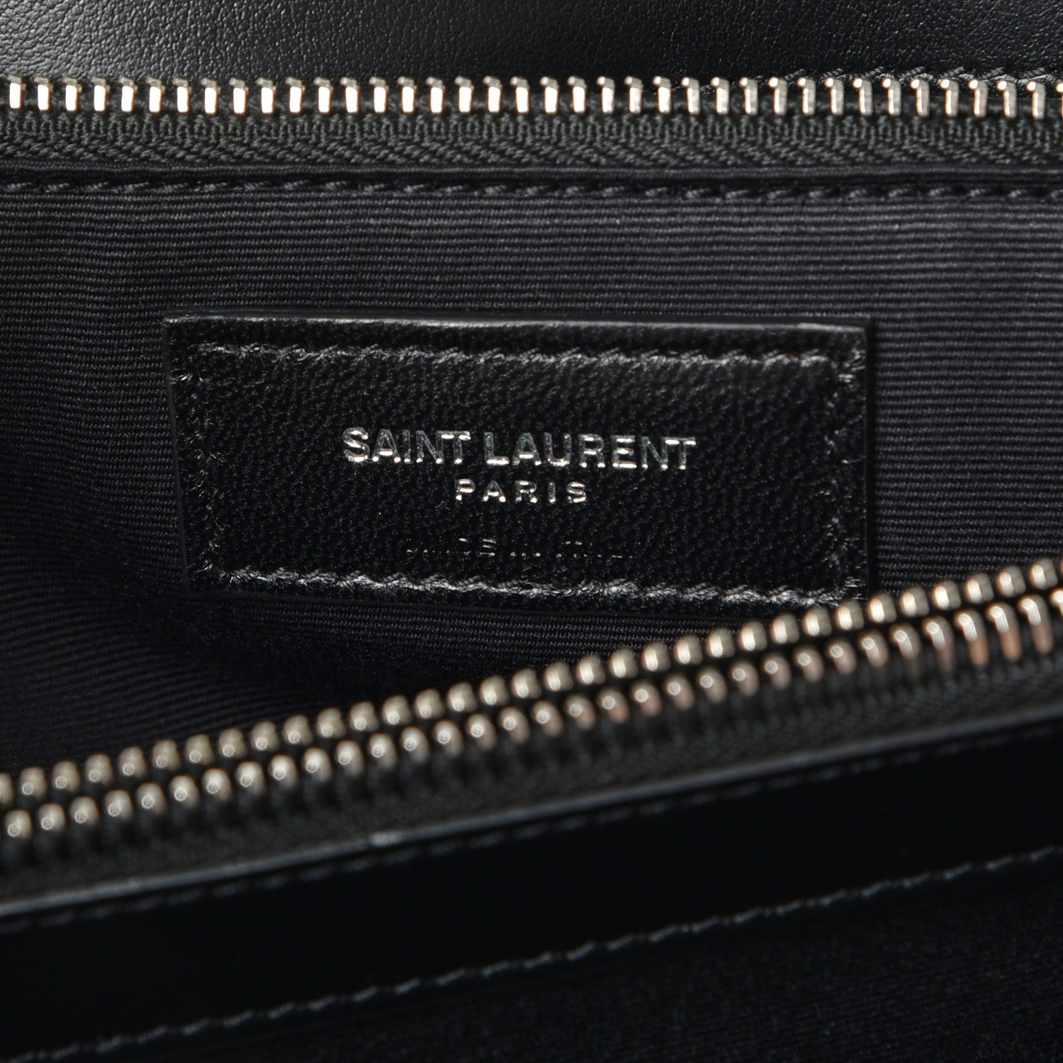Saint Laurent Calfskin Y Quilted Monogram Large Loulou Chain Satchel Black 7 of 9