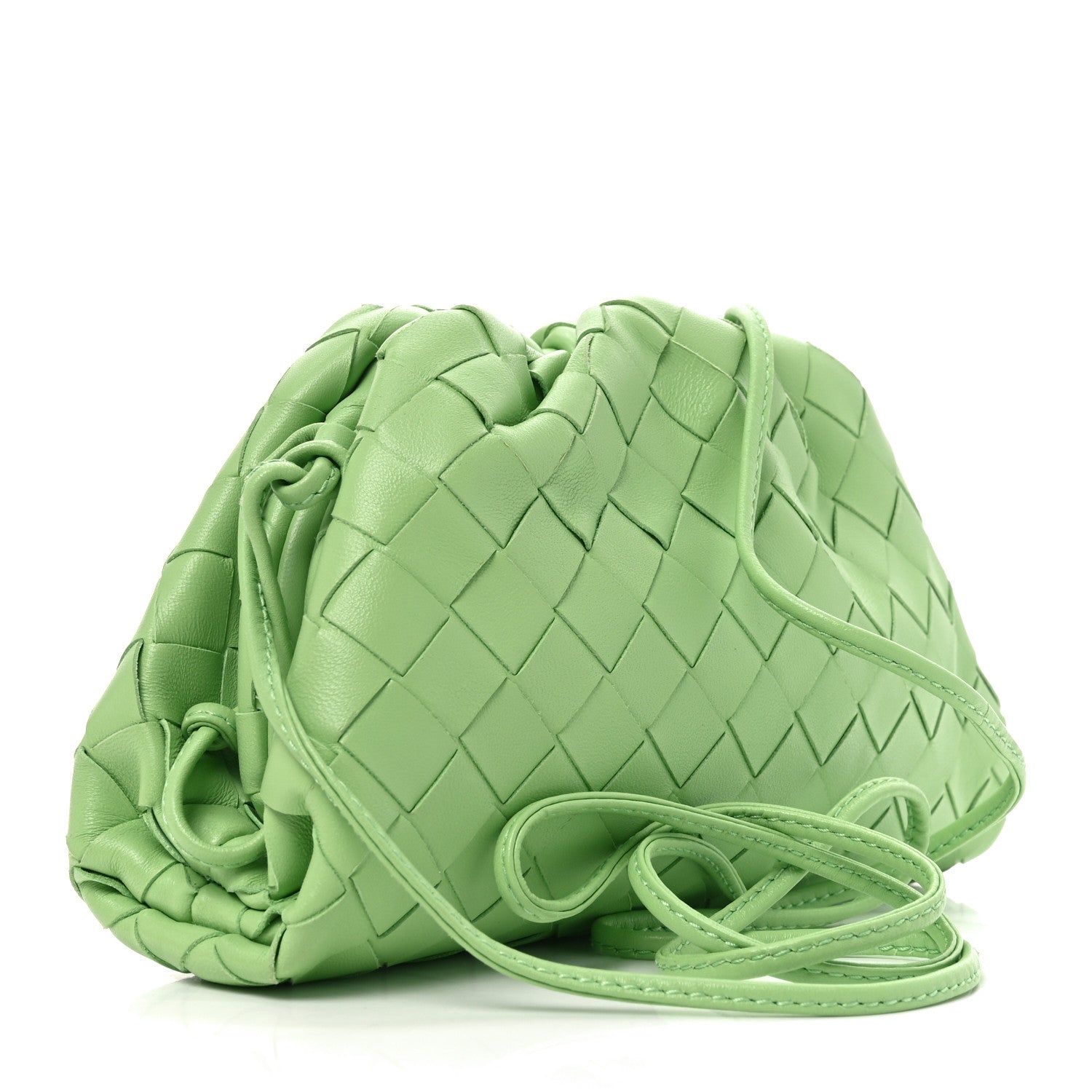 Bottega Veneta Nappa Intrecciato The Mini Pouch Pistachio 1774526