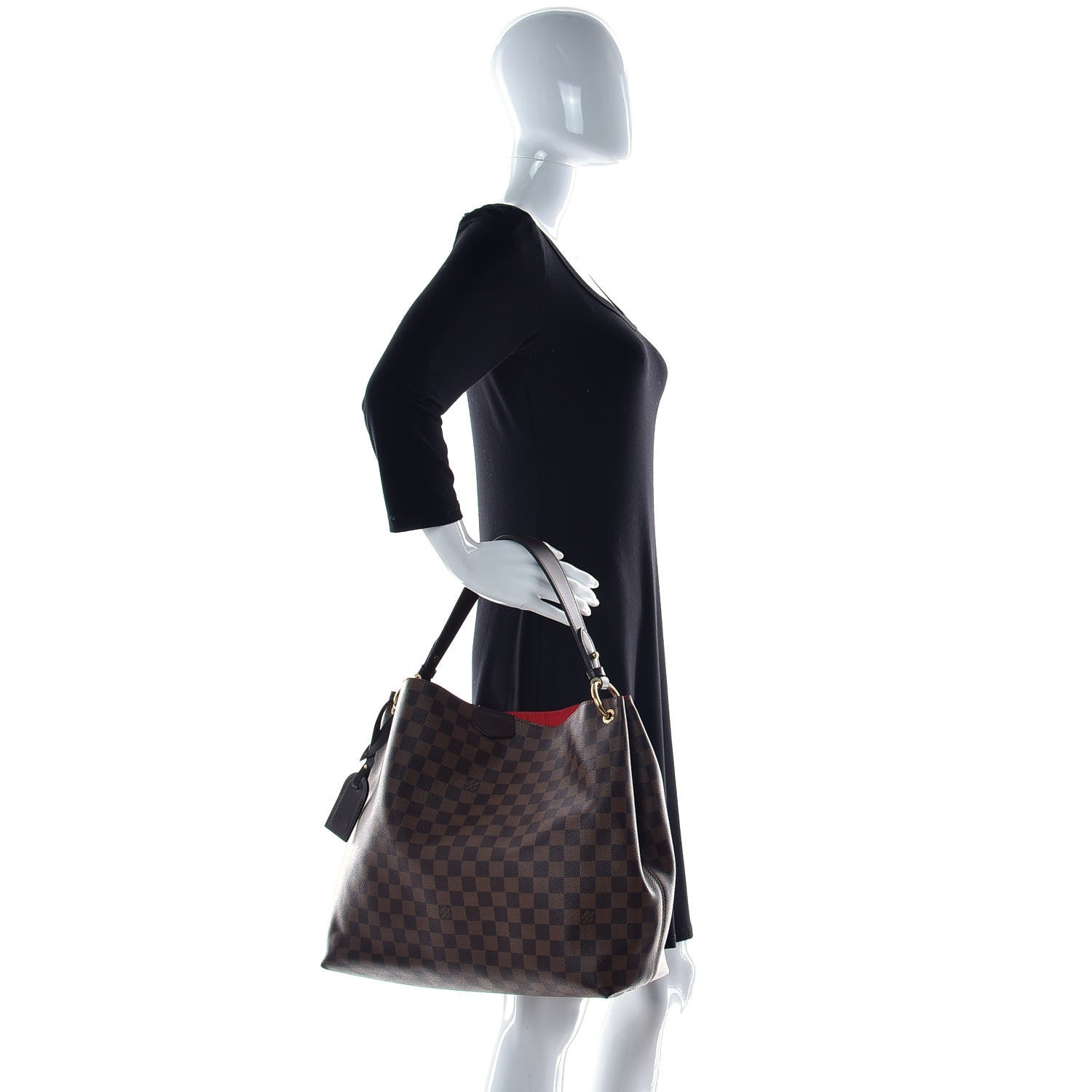 Louis Vuitton Damier Ebene Graceful MM 3 of 10