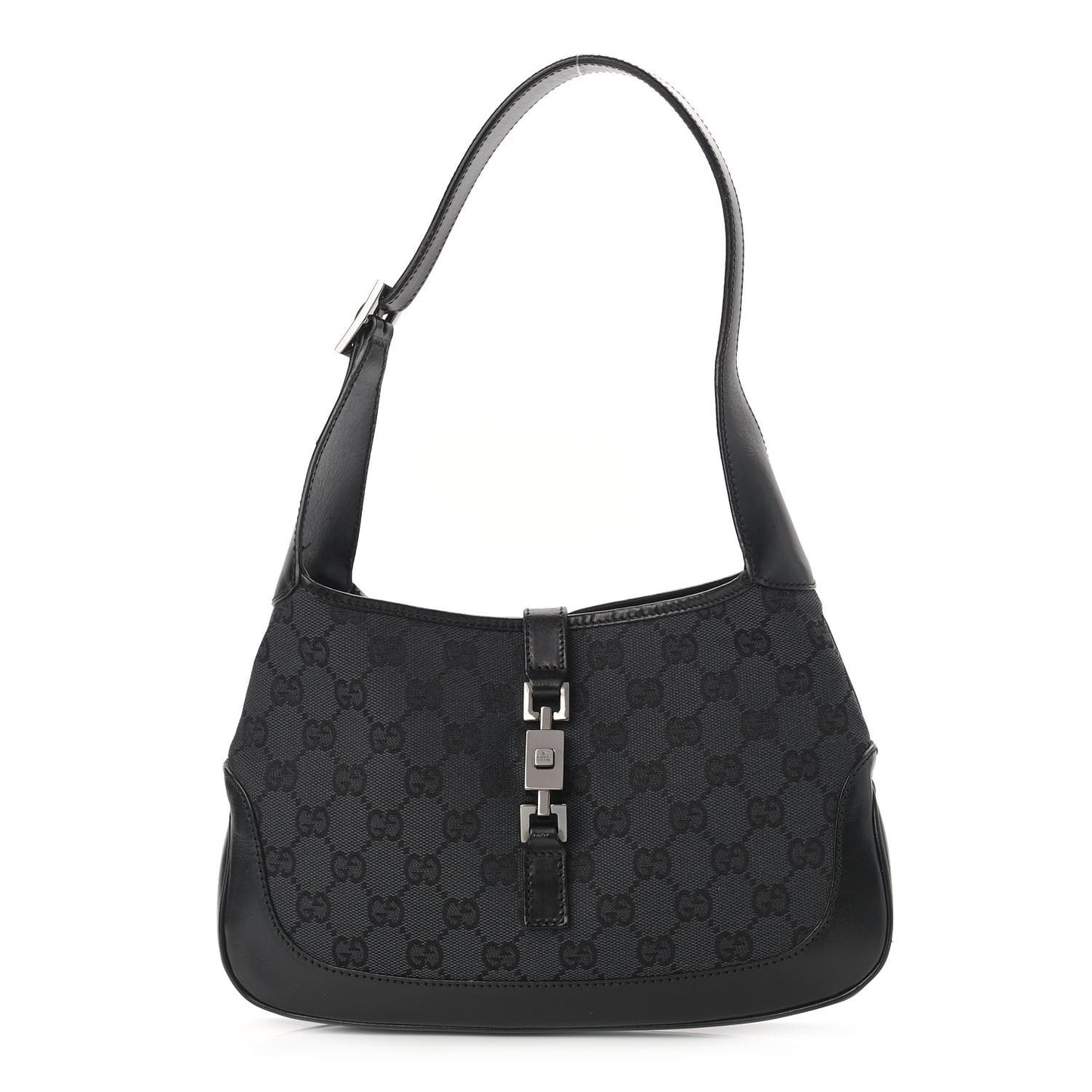 Monogram Small Jackie O Hobo Black