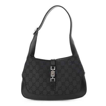 Gucci Monogram Small Jackie O Hobo Black 1 of 13