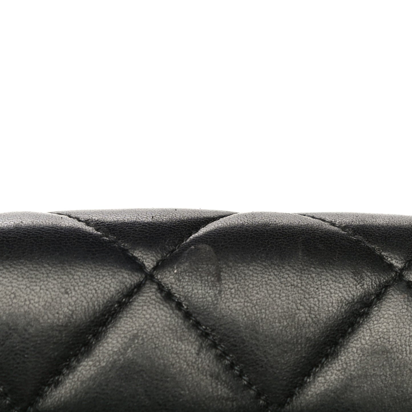 Lambskin Quilted Medium Single Flap Black