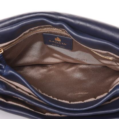 Lanvin Lambskin Quilted Medium Sugar Flap Shoulder Bag Navy 7 of 12