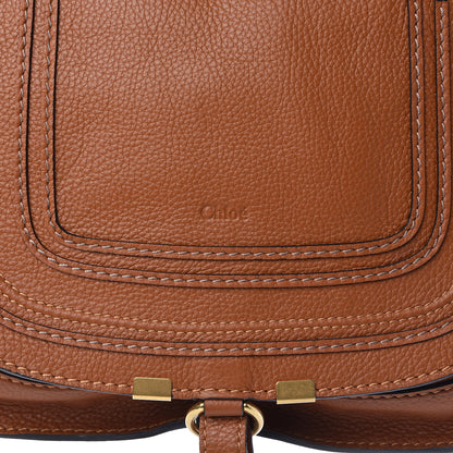 Chloe Calfskin Medium Marcie Satchel Tan 8 of 10